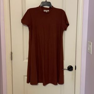 maroon dress